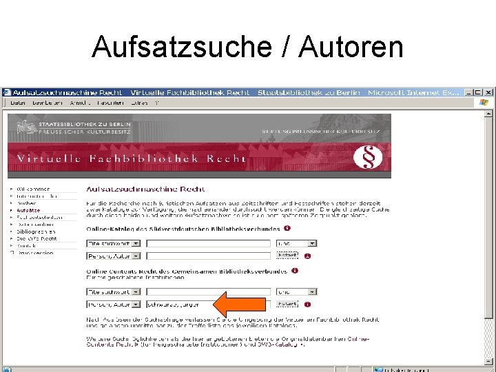 Aufsatzsuche / Autoren 