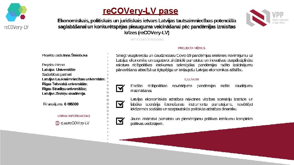 re. COVery-LV pase 