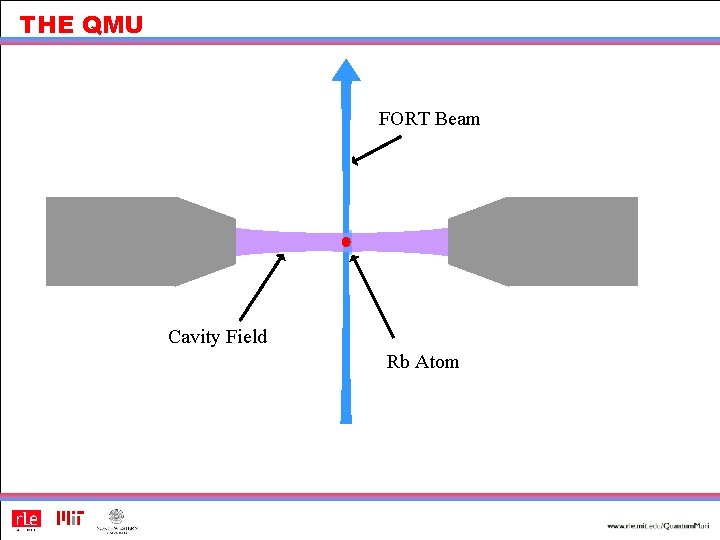 THE QMU FORT Beam Cavity Field Rb Atom 