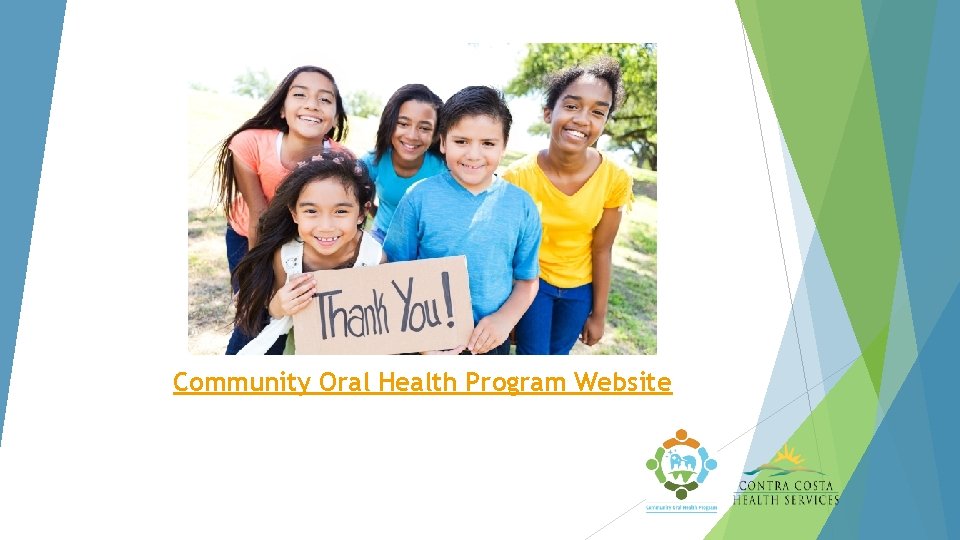 Community Oral Health Program Website 