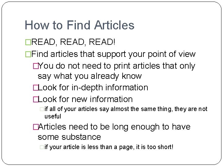 Writing Lesson 17 How to Research Junior English