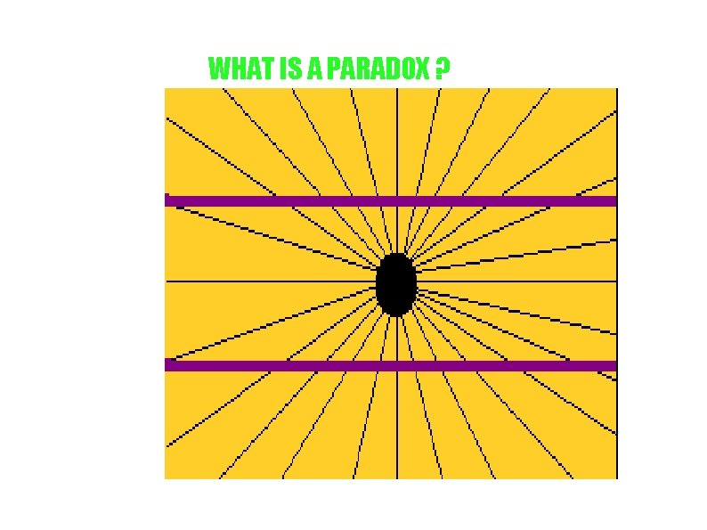 WHAT IS A PARADOX ? 