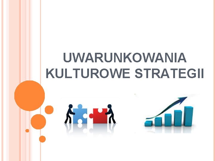 UWARUNKOWANIA KULTUROWE STRATEGII 