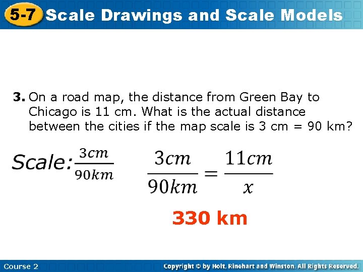 5 -7 Scale and. Here Scale Models Insert. Drawings Lesson Title 3. On a