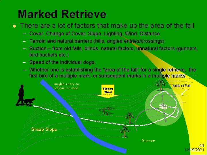 Marked Retrieve l There a lot of factors that make up the area of