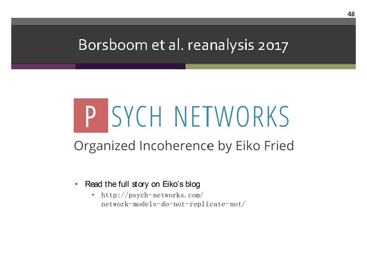 48 Borsboom et al. reanalysis 2017 