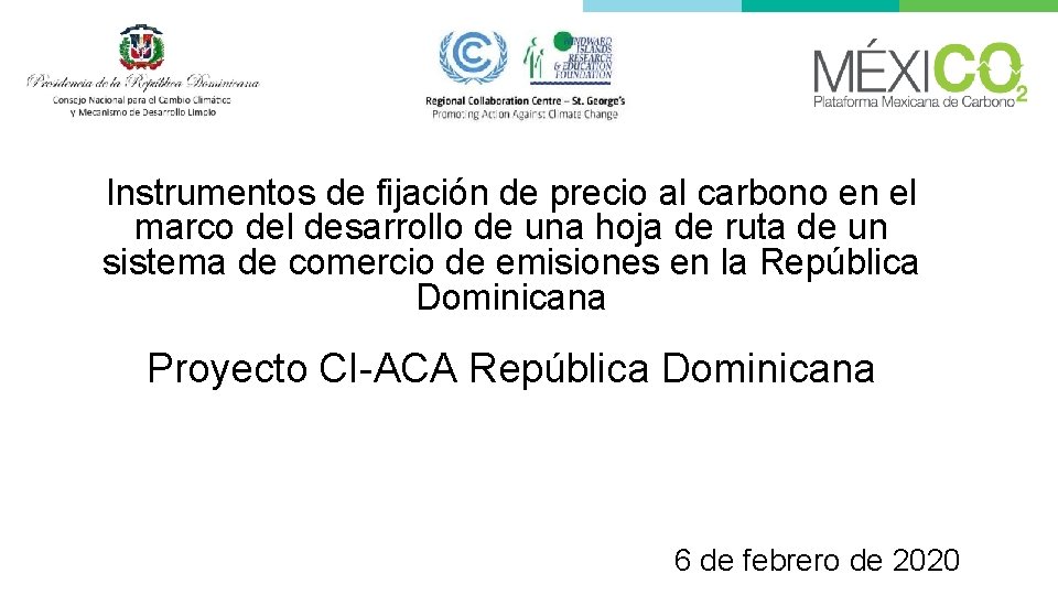 Instrumentos de fijación de precio al carbono en el marco del desarrollo de una