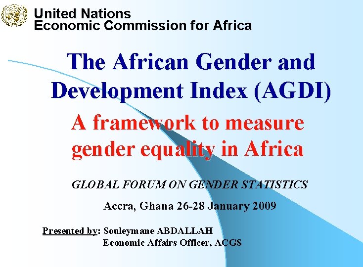 United Nations Economic Commission for Africa The African