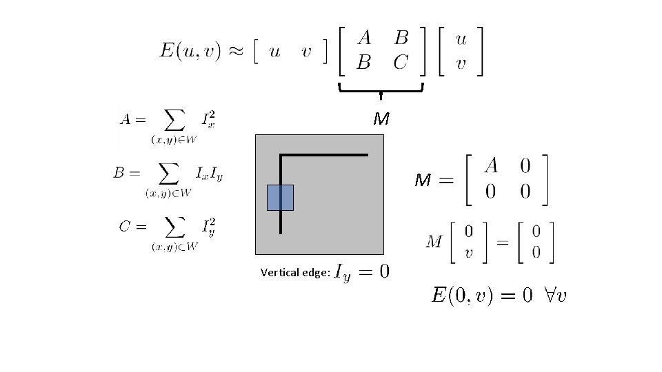 M M Vertical edge: 