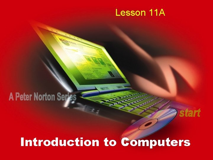 Lesson 11 A Introduction to Computers 