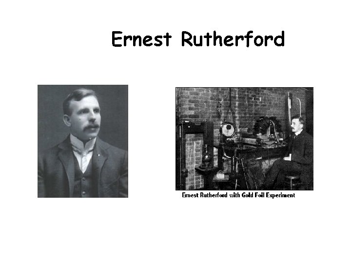 Ernest Rutherford Ernest Rutherford
