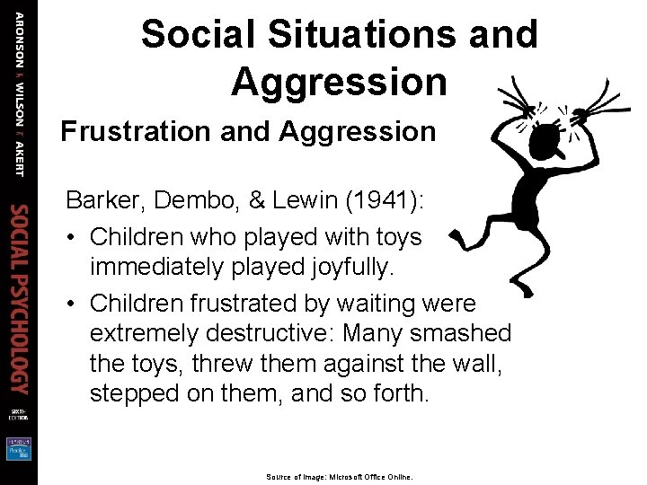 Social Situations and Aggression Frustration and Aggression Barker, Dembo, & Lewin (1941): • Children