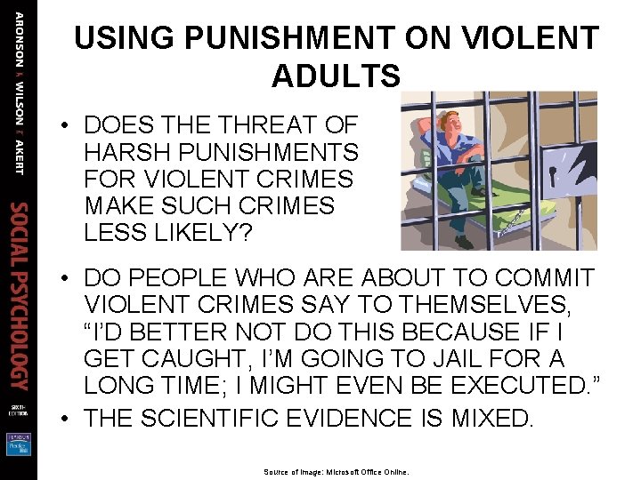 USING PUNISHMENT ON VIOLENT ADULTS • DOES THE THREAT OF HARSH PUNISHMENTS FOR VIOLENT