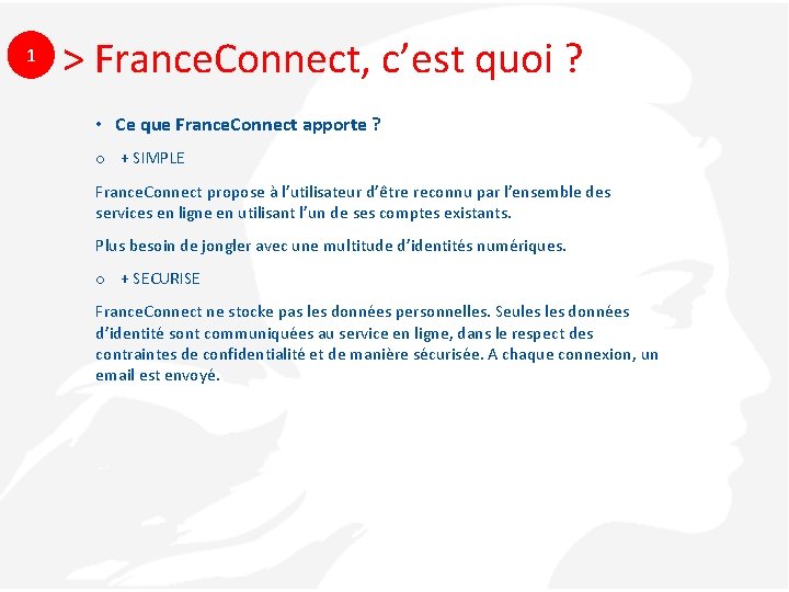 1 > France. Connect, c’est quoi ? • Ce que France. Connect apporte ?