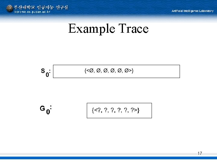 Example Trace 17 Example Trace 17