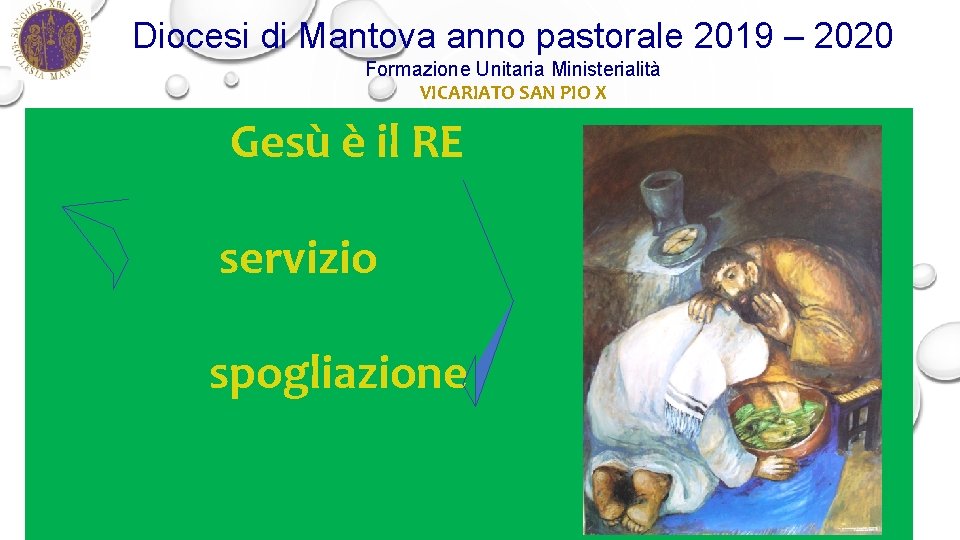 Diocesi di Mantova anno pastorale 2019 – 2020 Formazione Unitaria Ministerialità VICARIATO SAN PIO