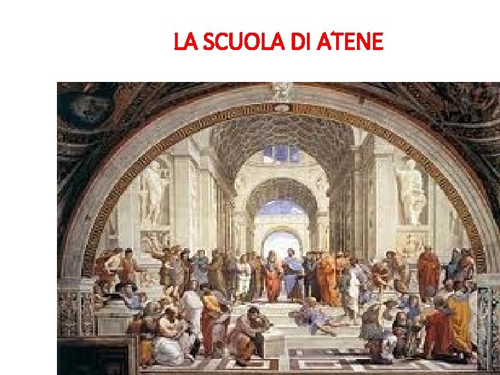 LA SCUOLA DI ATENE 