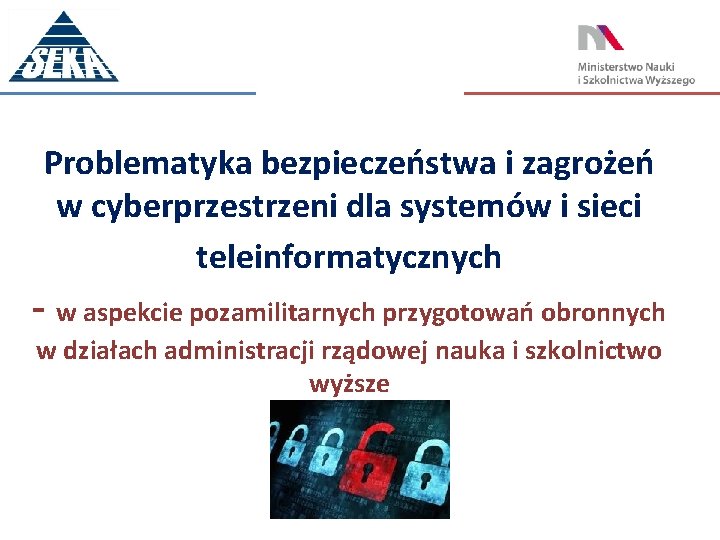 Problematyka bezpieczeństwa i zagrożeń w cyberprzestrzeni dla systemów i sieci teleinformatycznych - w aspekcie