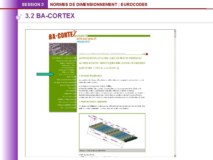 SESSION 3 NORMES DE DIMENSIONNEMENT : EUROCODES 3. 2 BA-CORTEX 