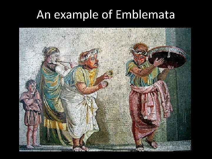 An example of Emblemata 