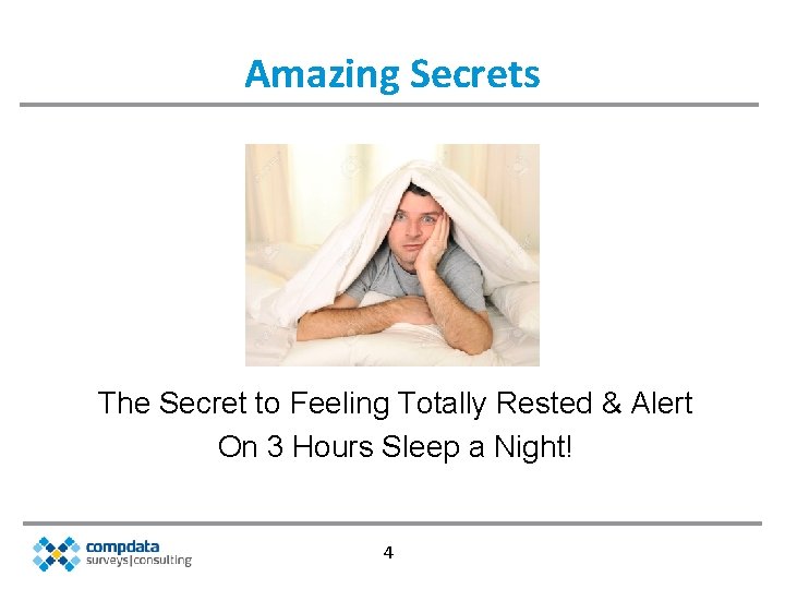 Amazing Secrets The Secret to Feeling Totally Rested & Alert On 3 Hours Sleep