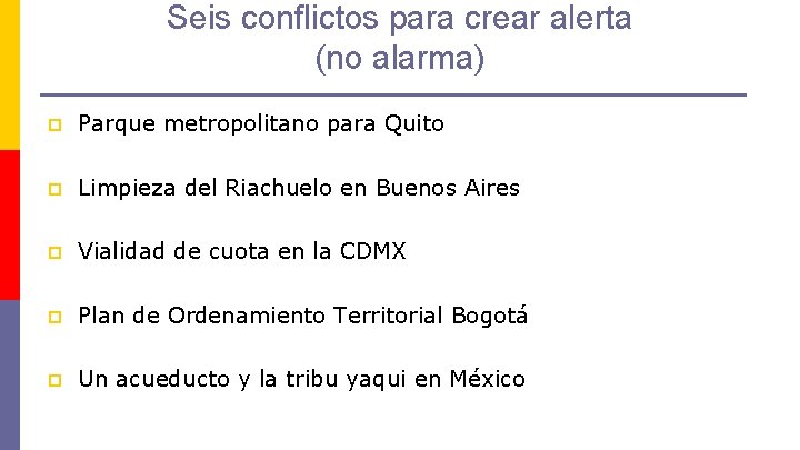 Seis conflictos para crear alerta (no alarma) p Parque metropolitano para Quito p Limpieza