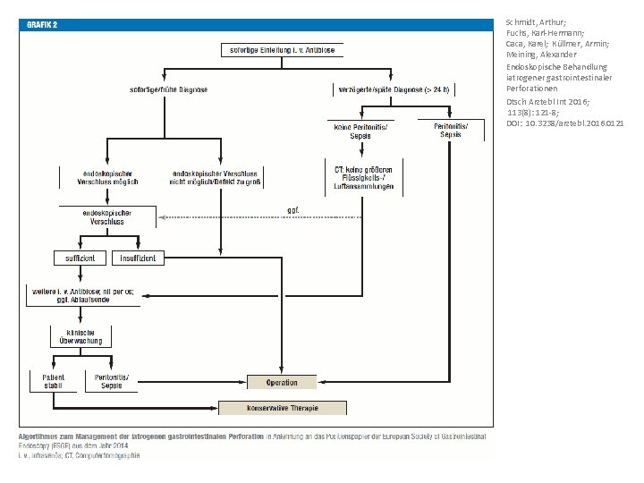 Schmidt, Arthur; Fuchs, Karl-Hermann; Caca, Karel; Küllmer, Armin; Meining, Alexander Endoskopische Behandlung iatrogener gastrointestinaler