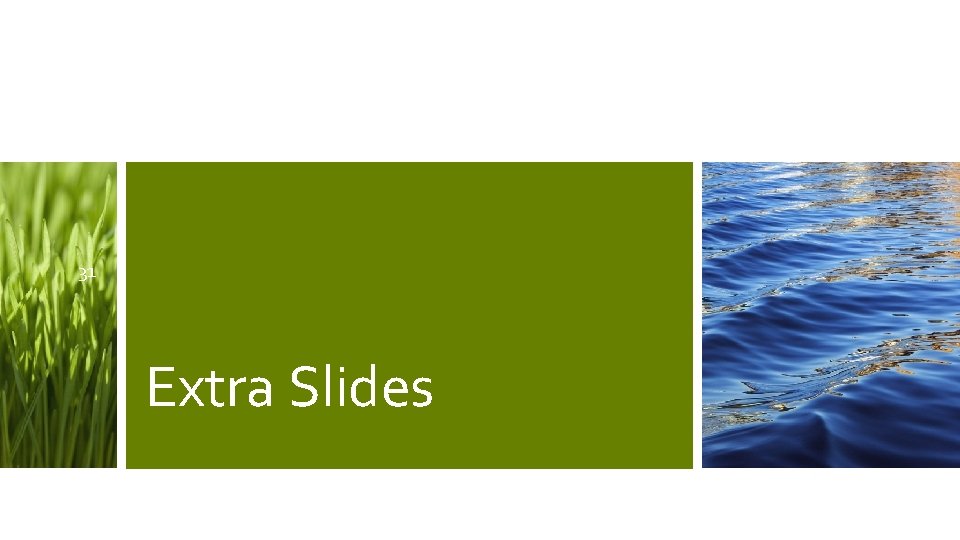 31 Extra Slides 
