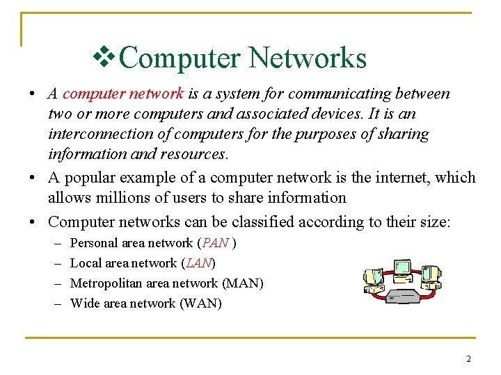 Basic Computer Networking Unit 2 v Computer Networks