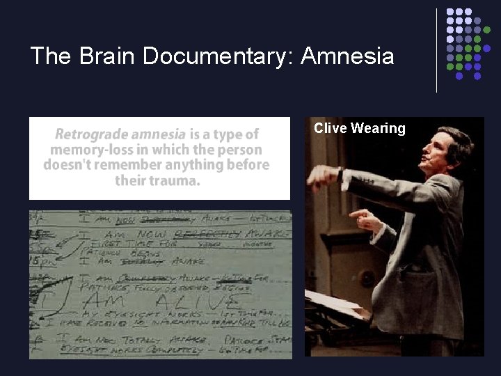 The Brain Documentary: Amnesia Clive Wearing 