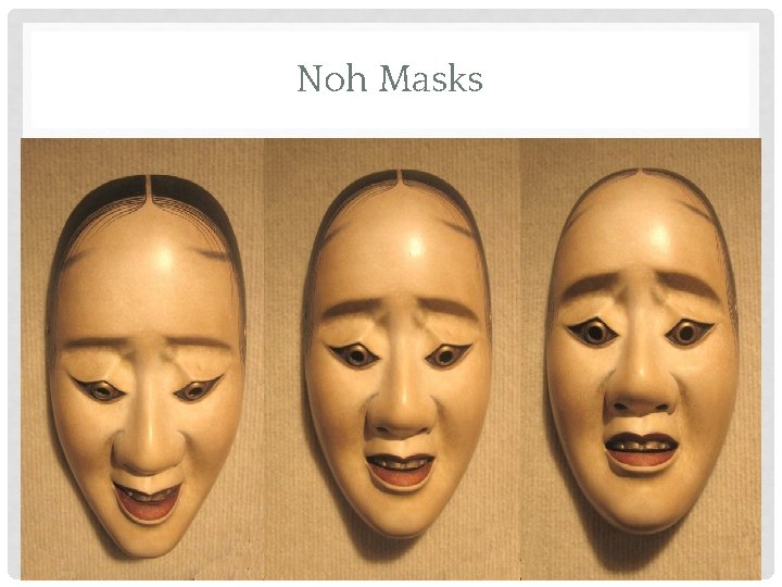 Noh Masks 