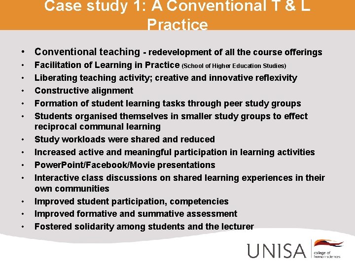A project in progress Supporting open distance learning