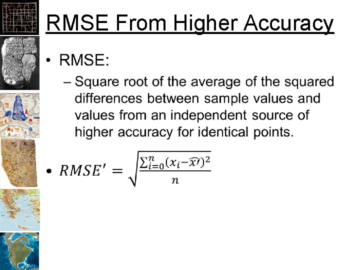 RMSE From Higher Accuracy • 