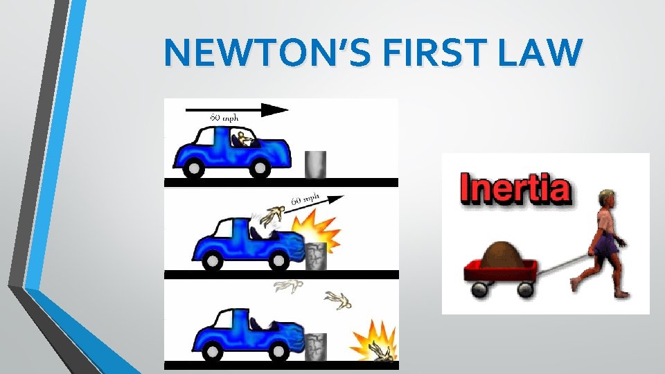 NEWTON’S FIRST LAW 