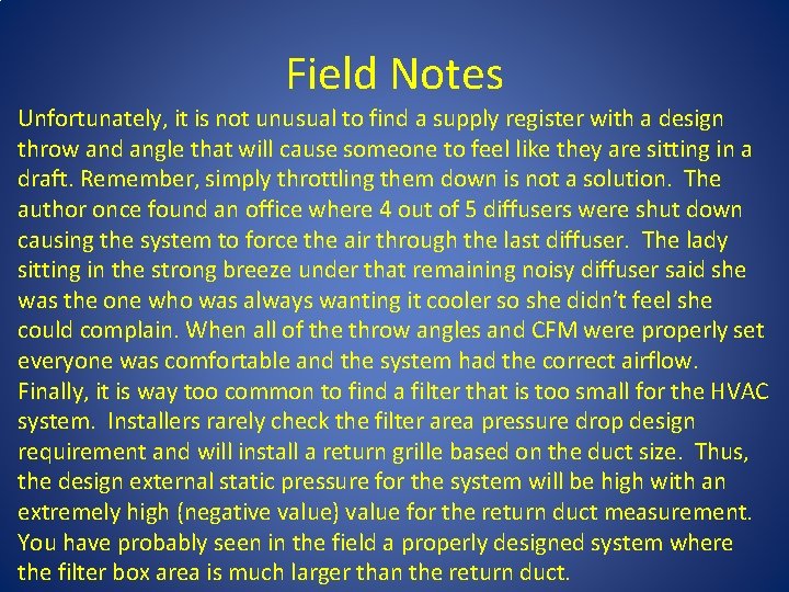 Field Notes Unfortunately, it is not unusual to find a supply register with a