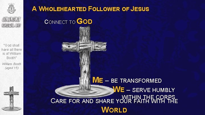 A WHOLEHEARTED FOLLOWER OF JESUS CONNECT TO GOD “God shall have all there is