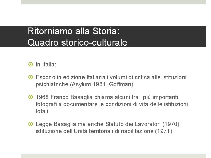 Ritorniamo alla Storia: Quadro storico-culturale In Italia: Escono in edizione Italiana i volumi di