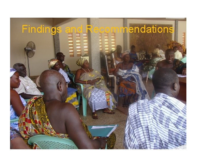 Findings and Recommendations 