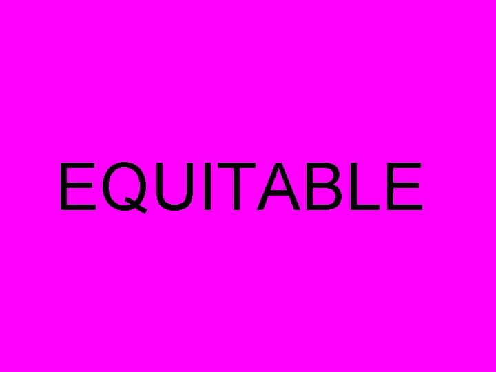 EQUITABLE 