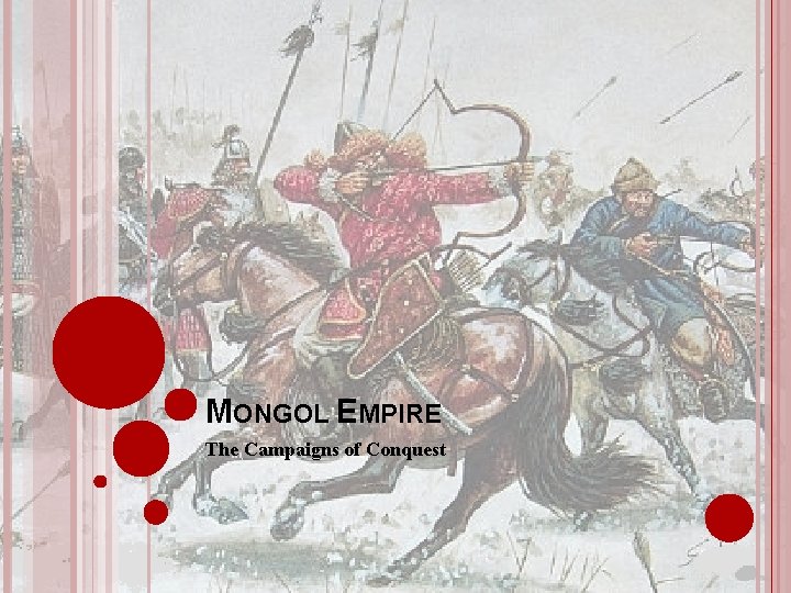 MONGOL EMPIRE The Campaigns of Conquest 