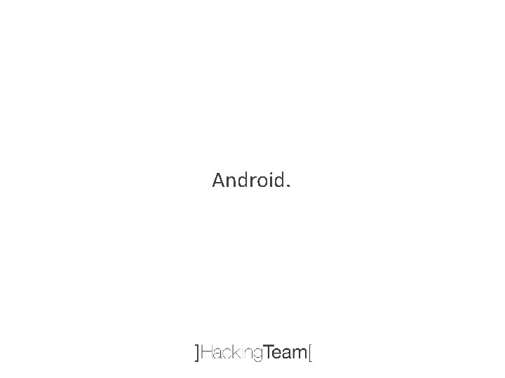 Android. 
