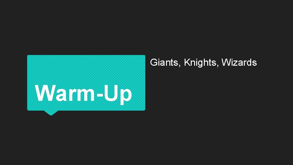 Giants, Knights, Wizards Warm-Up 