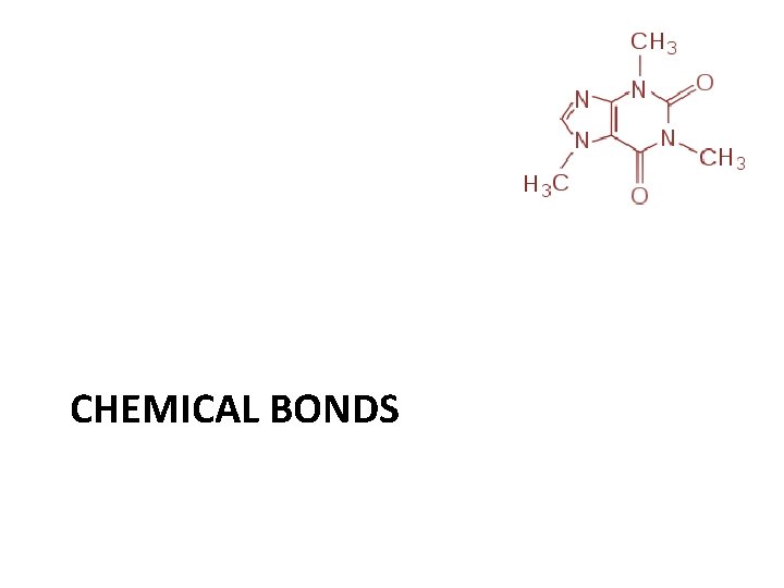 CHEMICAL BONDS 
