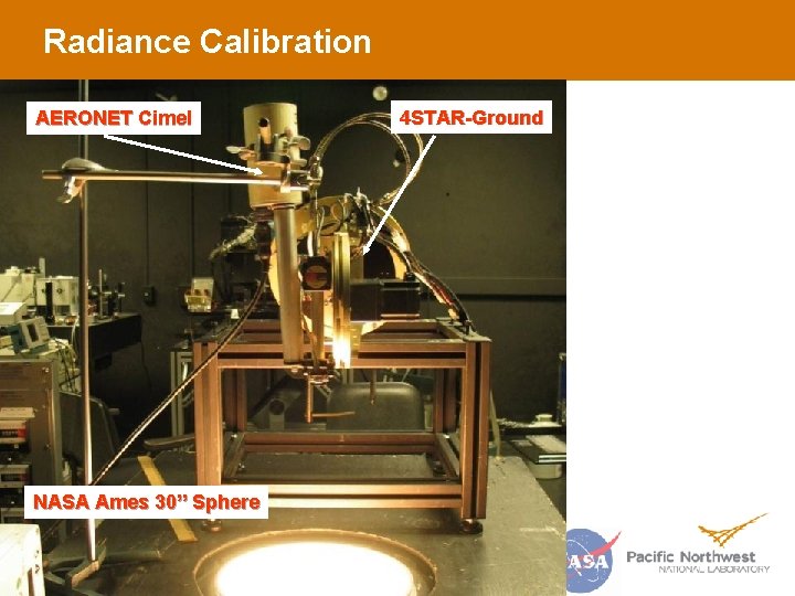 Radiance Calibration AERONET Cimel NASA Ames 30” Sphere 4 STAR-Ground 