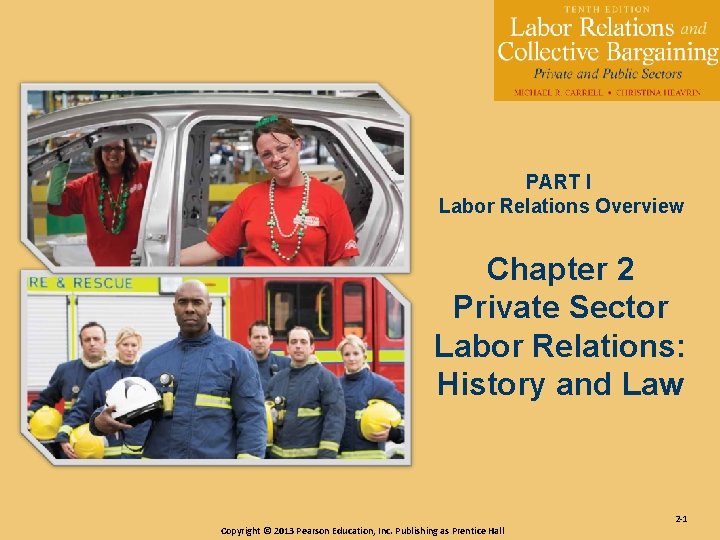 PART I Labor Relations Overview Chapter 2 Private Sector Labor Relations: History and Law