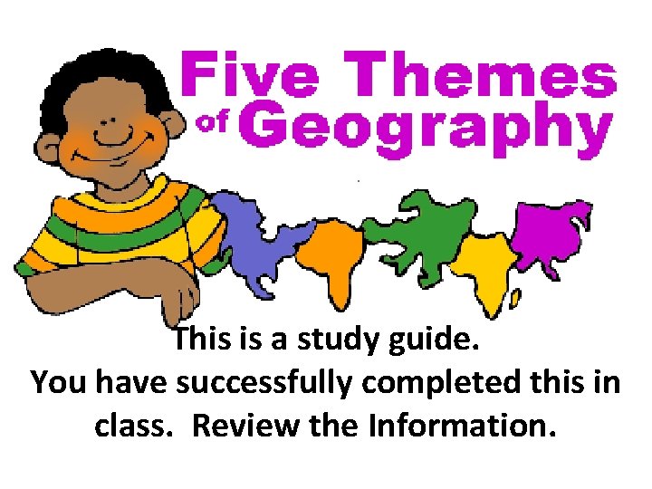 This is a study guide. You have successfully completed this in class. Review the