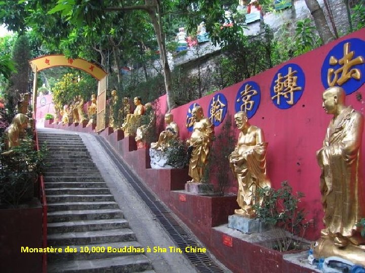 Monastère des 10, 000 Bouddhas à Sha Tin, Chine 