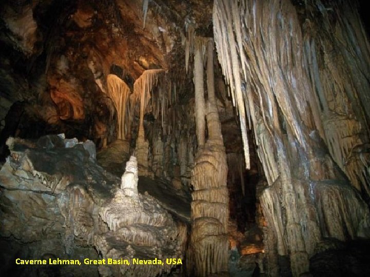 Caverne Lehman, Great Basin, Nevada, USA 