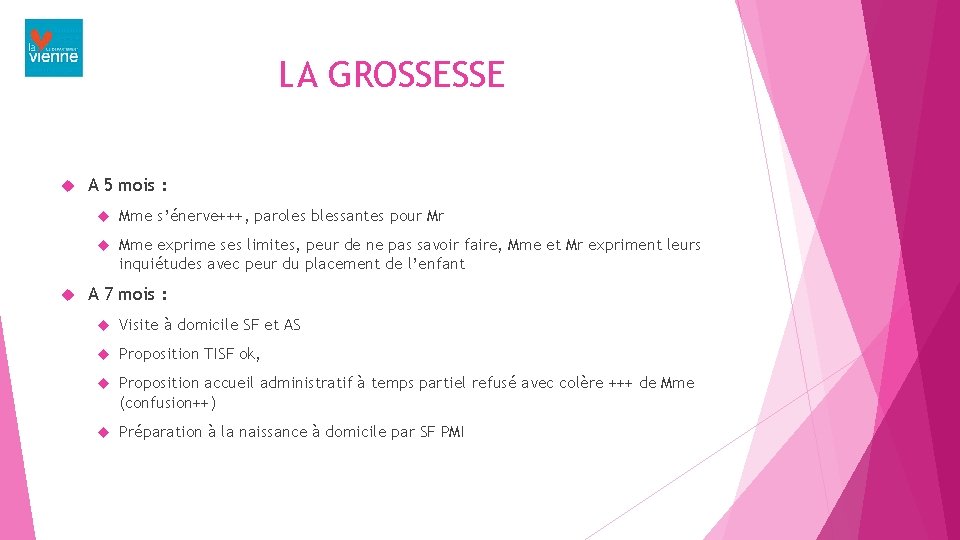 LA GROSSESSE A 5 mois : Mme s’énerve+++, paroles blessantes pour Mr Mme exprime