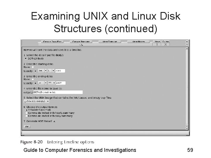 Unix Forensics Guide to Computer Forensics and Investigations Third Edition